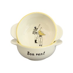Breton Bowl Couple Bon Vent
