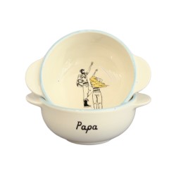 Dad Couple Breton bowl
