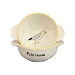 Princess Seagull Breton bowl
