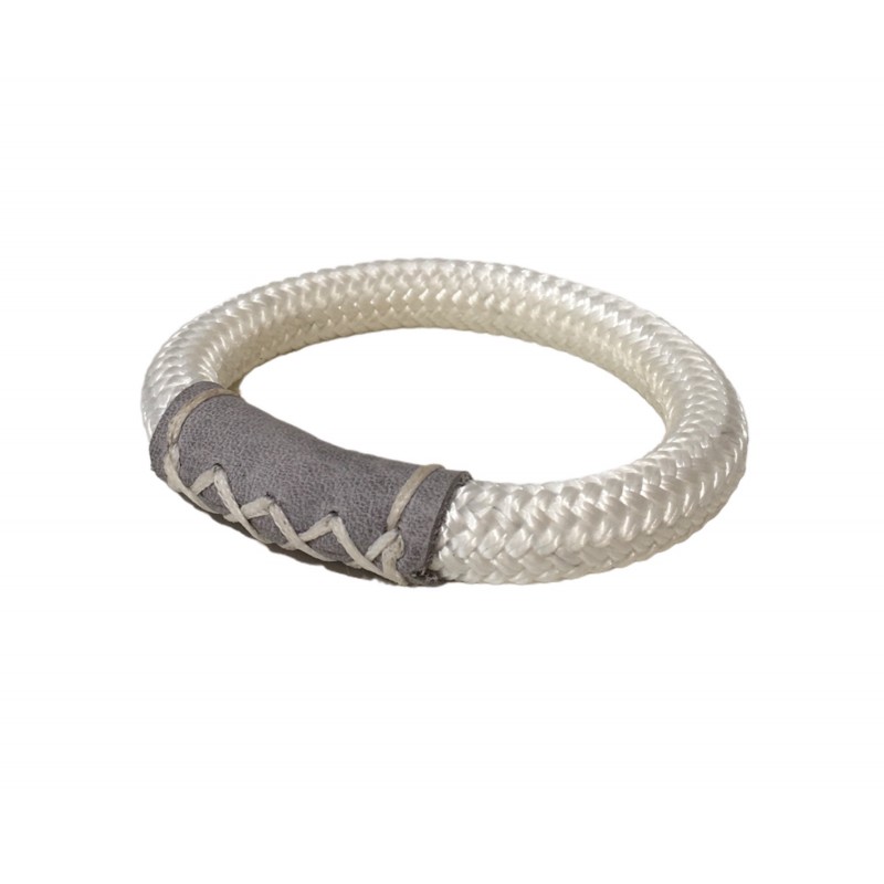 bracelet en cordage blanc