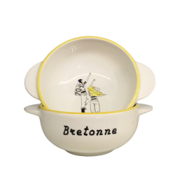 Breton bowl Breton couple