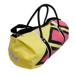 Sac we polochon voile catamaran unique rose et jaune