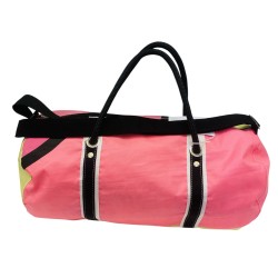 Sac we polochon voile catamaran unique rose et jaune arrière