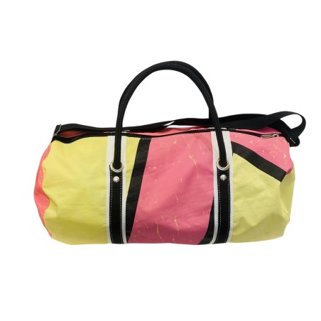 Sac we polochon voile catamaran unique rose et jaune