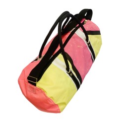 Sac we polochon voile catamaran unique rose et jaune profil
