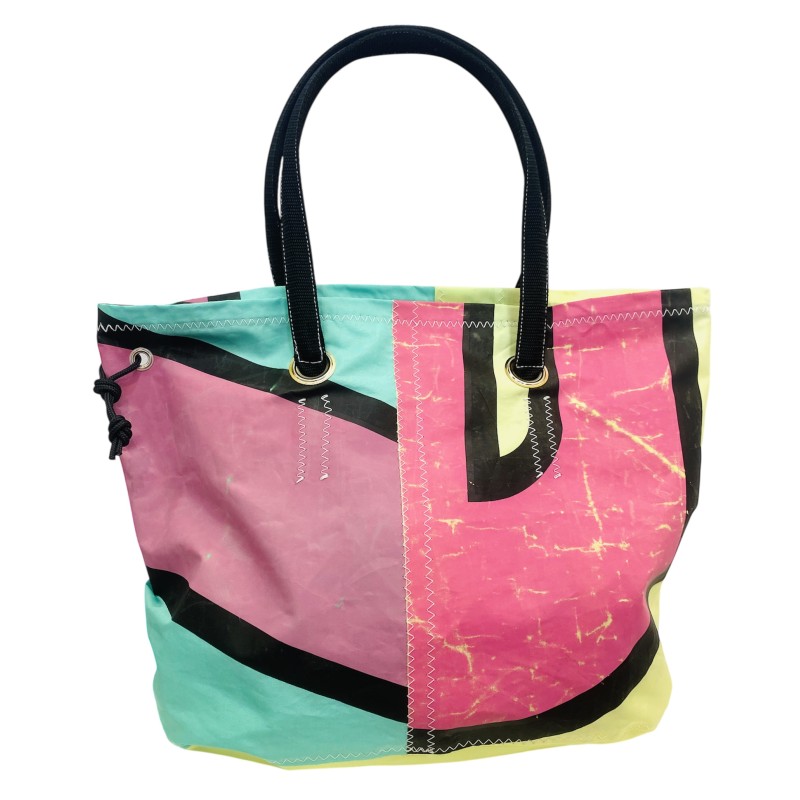 Sac Fastnet fermé rose, vert, jaune et noir