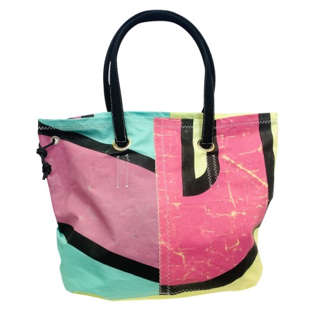 Sac Fastnet fermé rose, vert, jaune et noir