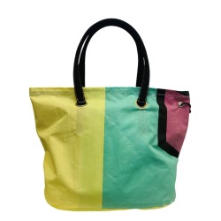 Sac Fastnet fermé rose, vert, jaune et noir