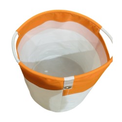 Corbeille en voile vue de dessus