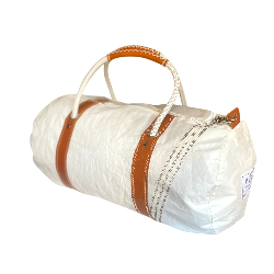 Sailcloth and italian leather regate S bag profile