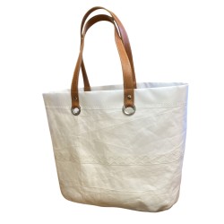 Totebag Fastnet with sailcloth and italian leather