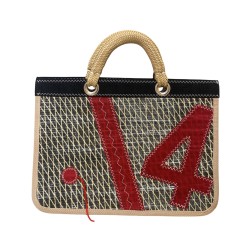 Sac Cabas Voile Noir et...